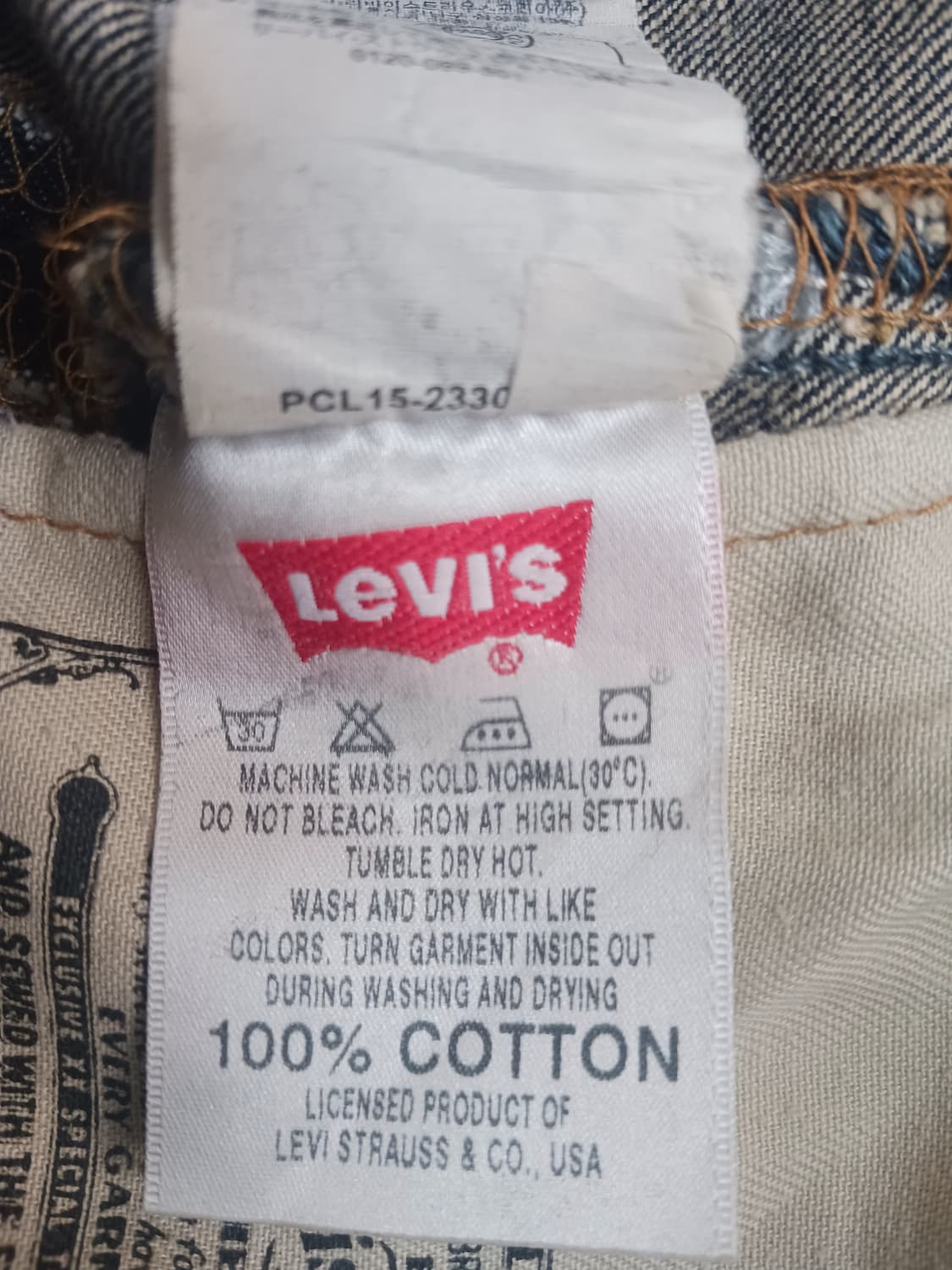 [32] 리바이스 501빈티지 워싱 오리지널진 청바지 상품이미지10