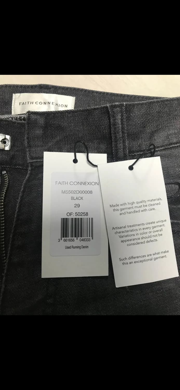 페이스커넥션 유즈드 워시 데님 팬츠 상품이미지2