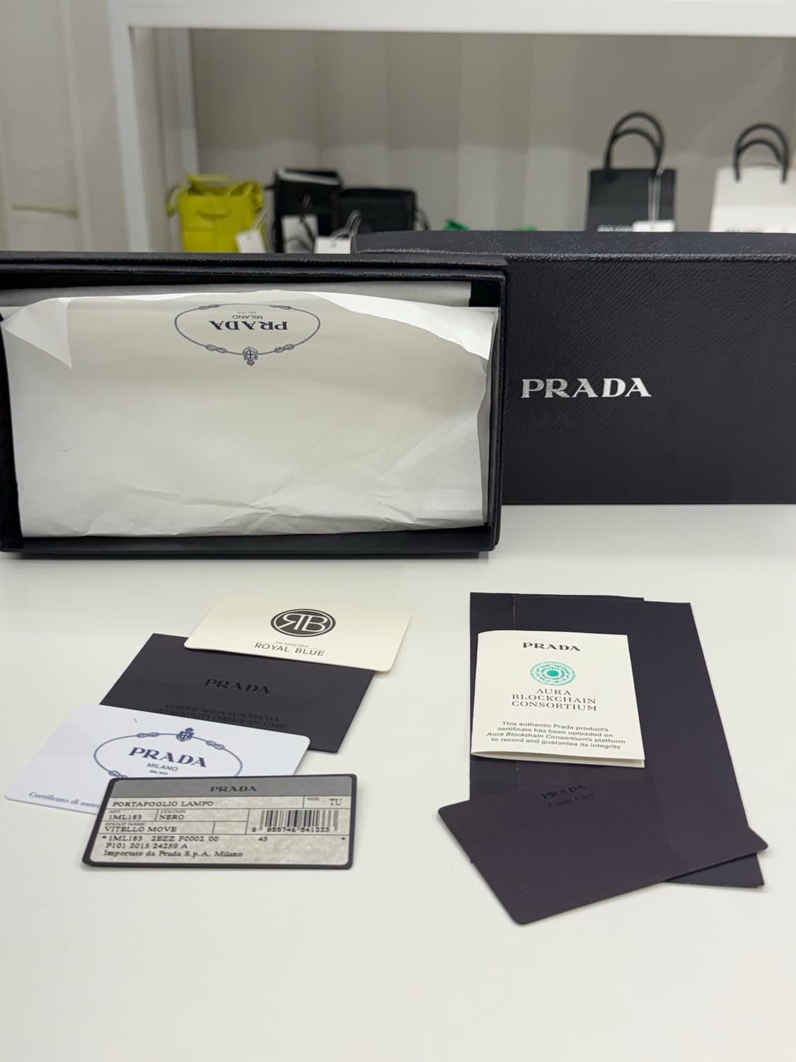 [OS] 프라다 비텔로무브 장지갑 상품이미지10