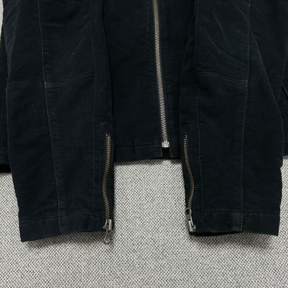 올드갭 GAP 스웨이드 누빔 바이커자켓(실측XL) 상품이미지4