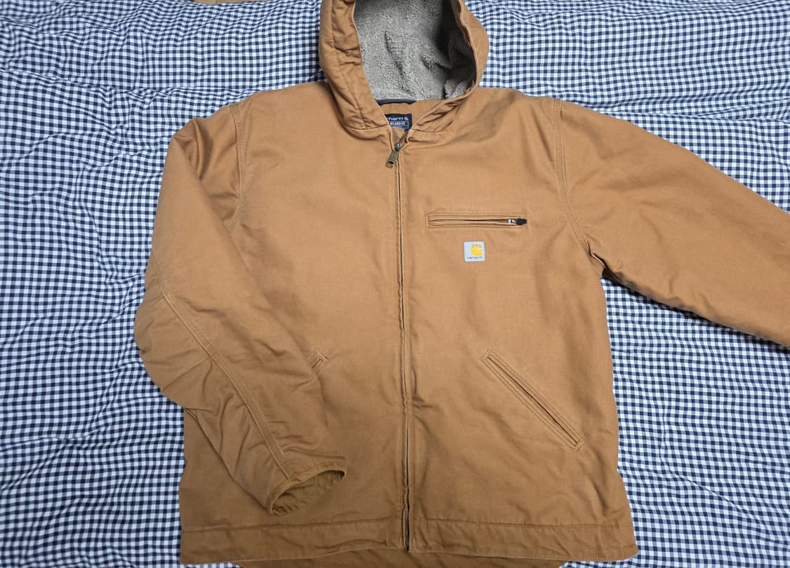 칼하트 워시드 덕 셰르파 자켓 상품이미지1