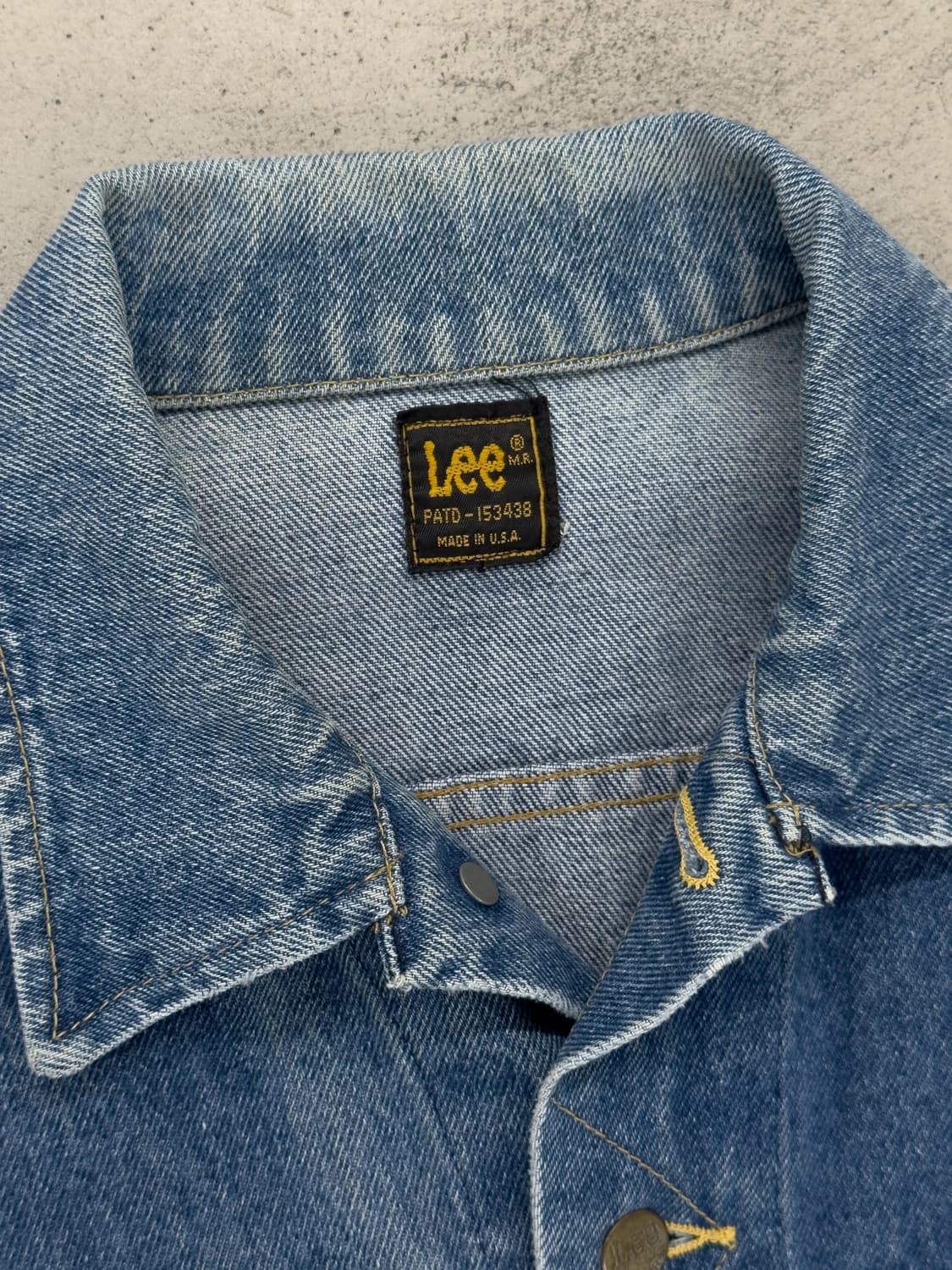 70s USA Lee 220 라이더스 데님 트러커 자켓 상품이미지4