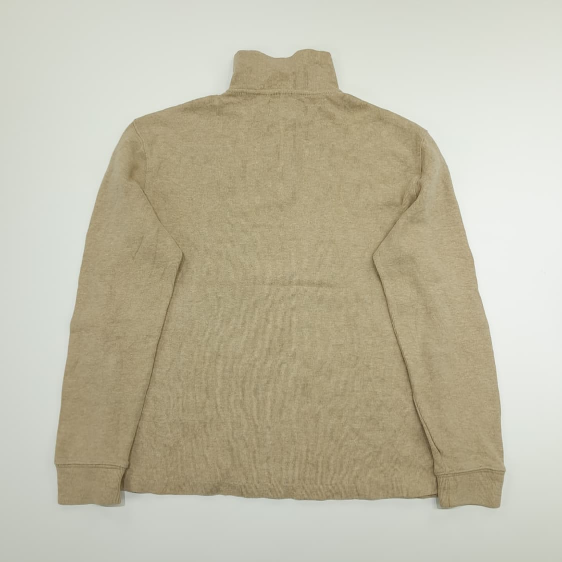 CN775 S 폴로 랄프로렌 오트밀베이지 하프집업 긴팔 니트 스웨터 상품이미지7