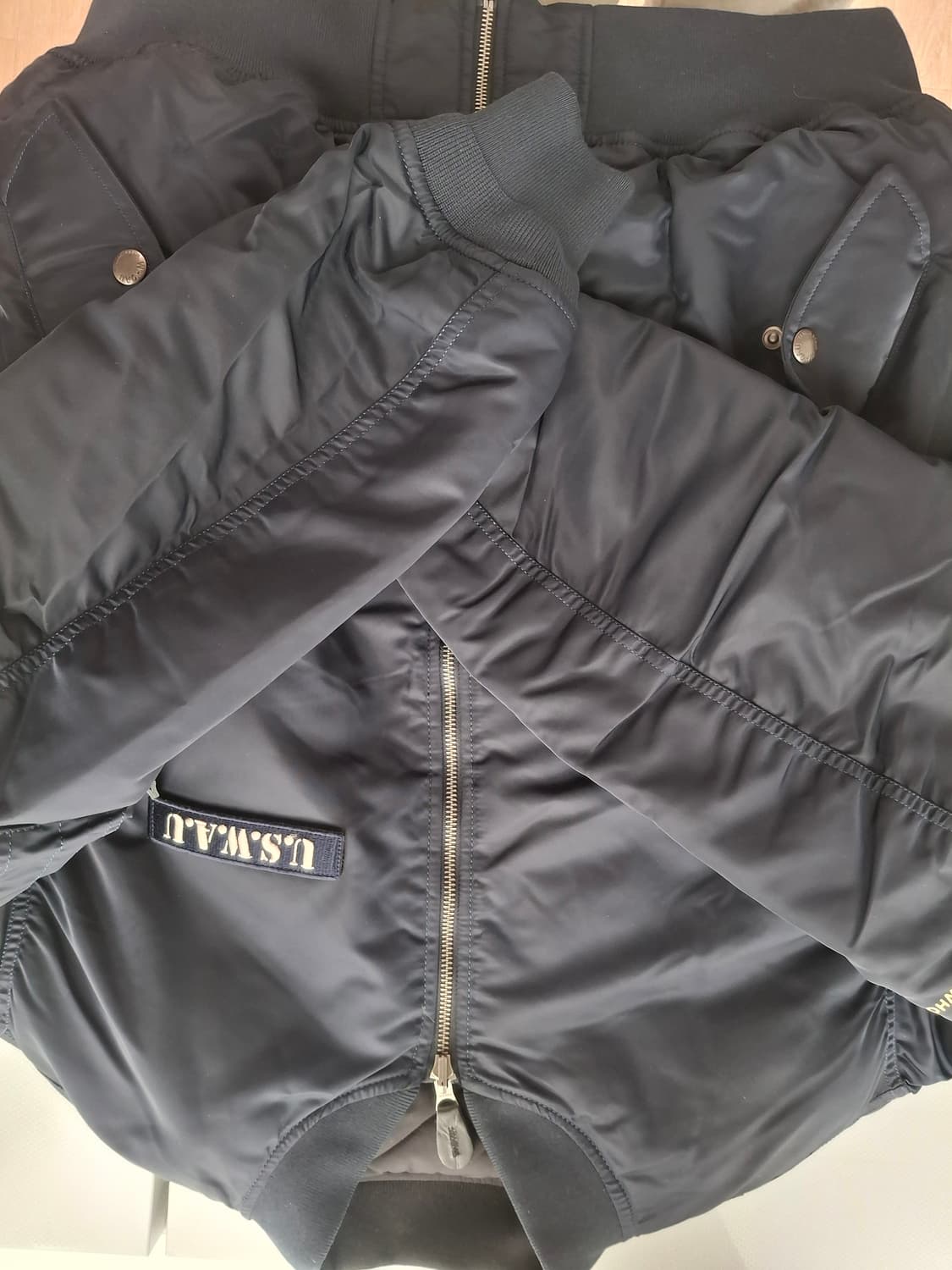 후아유 리버서블 ma-1자켓 xl 상품이미지4