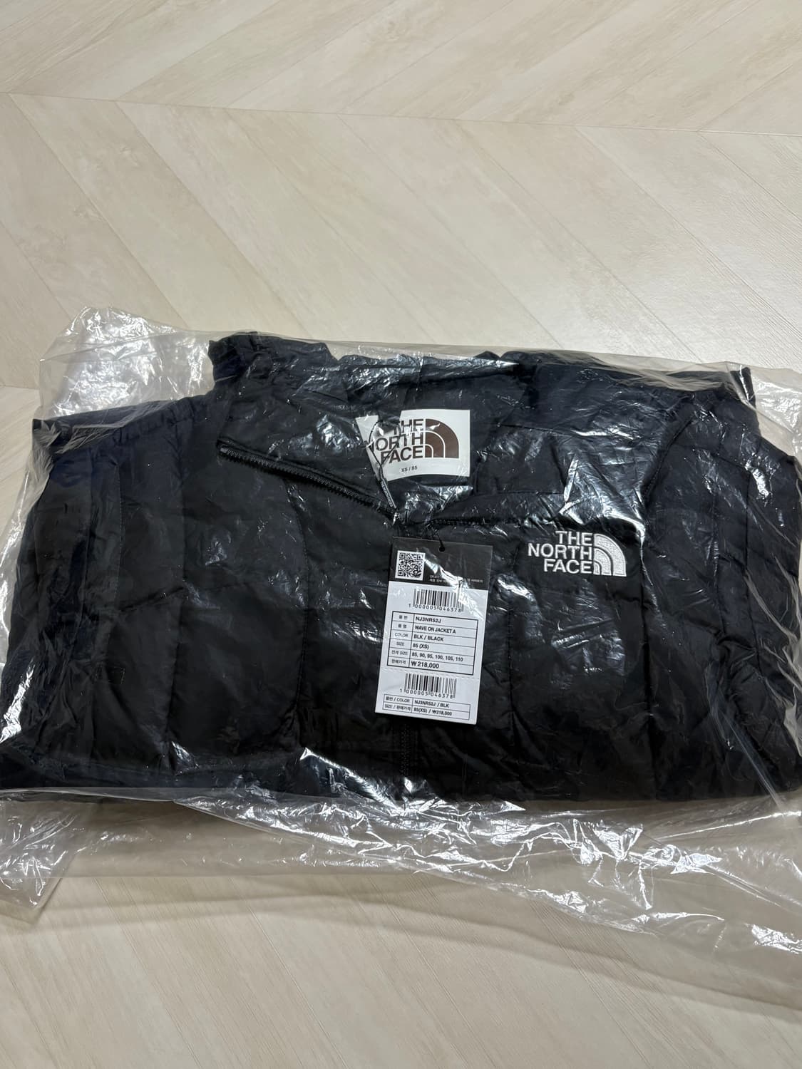 노스페이스 웨이브 온볼lt xs 사이즈 최저가 판매 합니다 경량패딩 상품이미지2