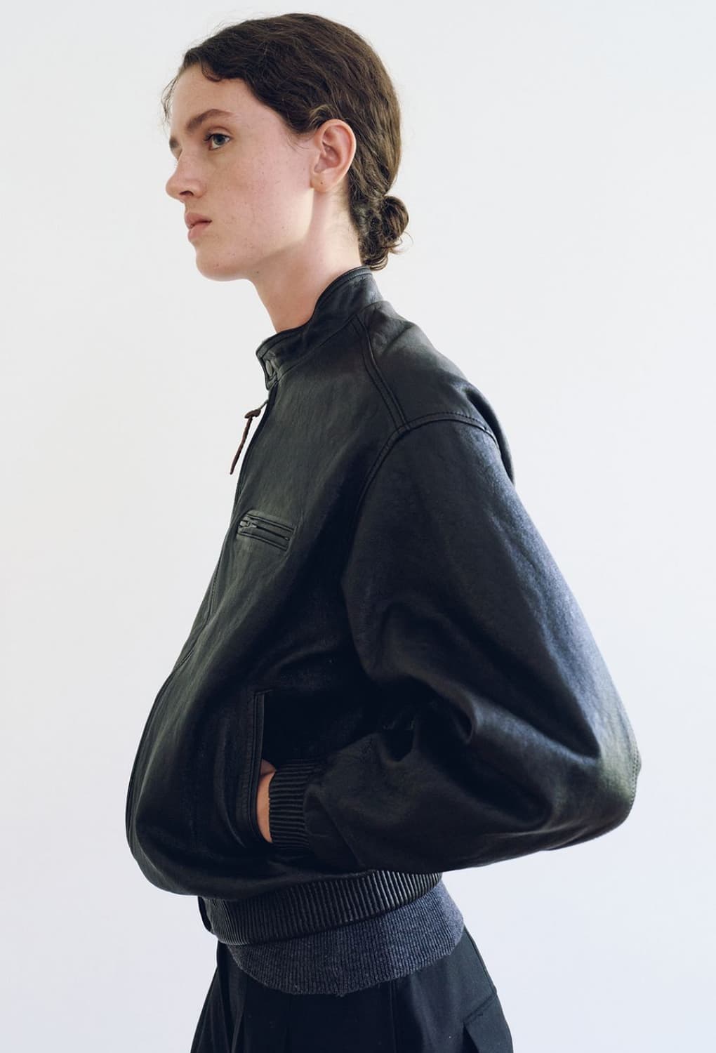 낫띵리튼 레더 싱글 라이더 자켓 상품이미지3