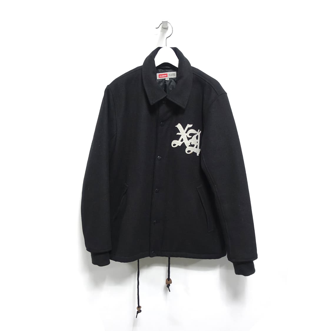 XLARGE엑스라지 멜톤 블랙레터 울 덱 자켓 상품이미지1