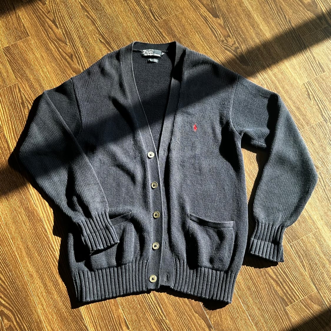 폴로 랄프로렌 코튼 니트 가디건 네이비 남여공용 90 상품이미지1