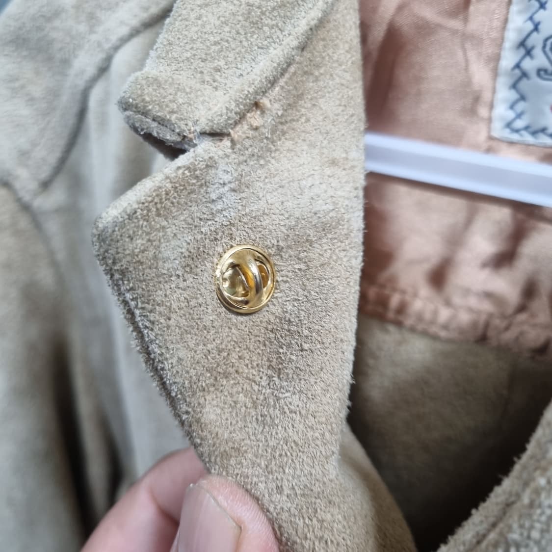 하이 스탠다드 빈티지 스웨이드 셔츠 자켓 베이지 상품이미지8