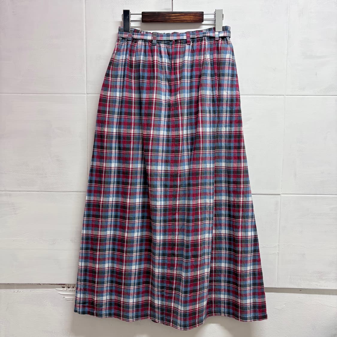 Drug store's 체크 트임 롱 스커트 JPN 상품이미지4