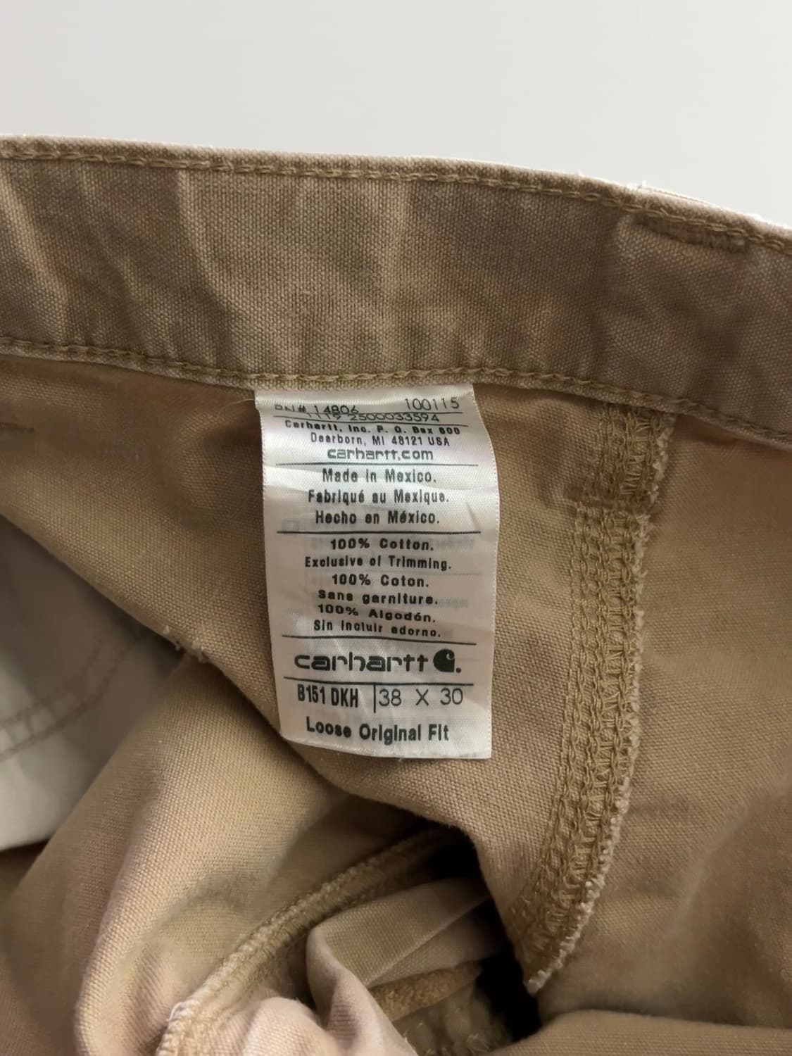 칼하트 B151 DKH 카펜터 팬츠 38 상품이미지8