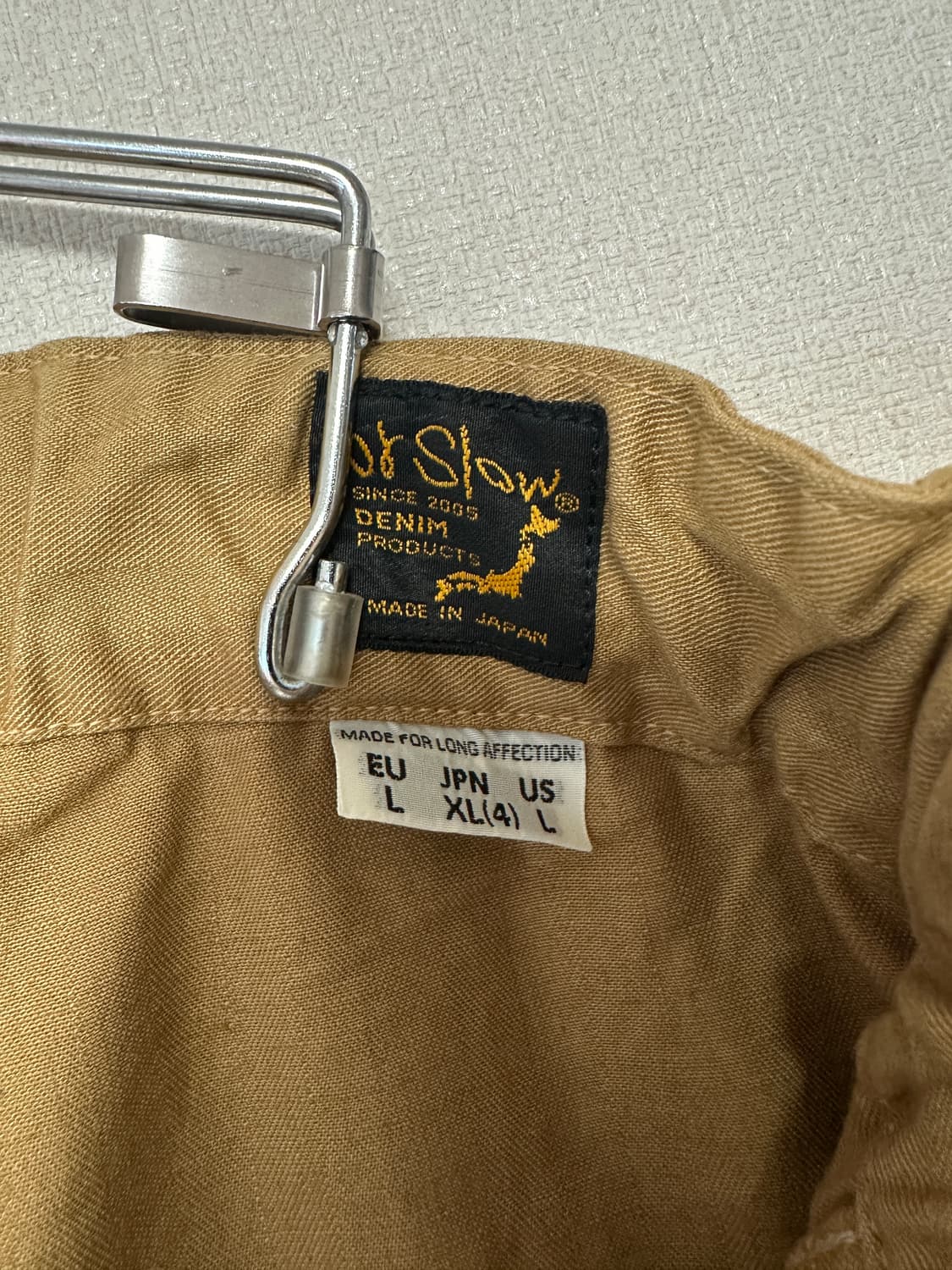 ORSLOW(오어슬로우) / 프렌치워크팬츠 / XL(36) / 거의새것 상품이미지9