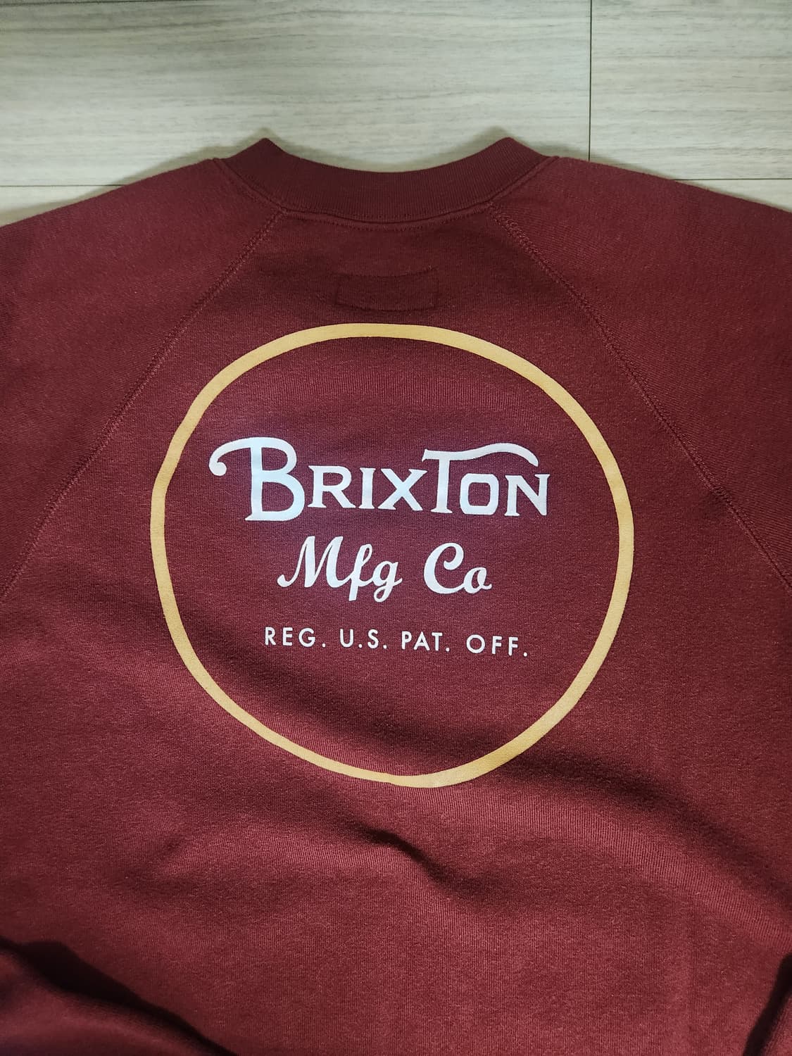 Brixton 버건디 랭글런 맨투맨 상품이미지6