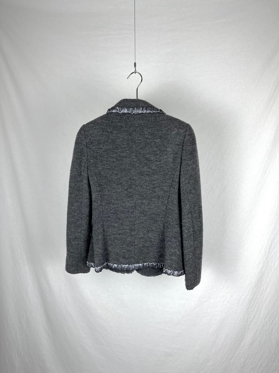 Vintage (maede in japan) 셔링 블레이저 상품이미지4