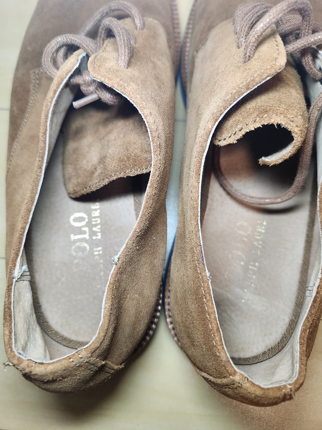 폴로 랄프로렌 스웨이드 구두 245~250 상품이미지3