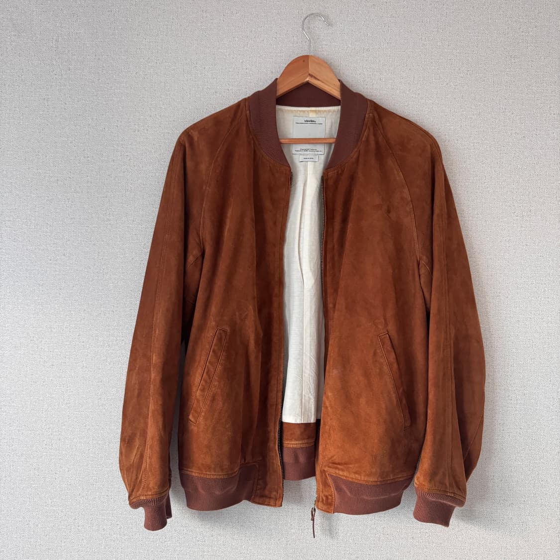 L) 비즈빔 양가죽 스웨이드 자켓 상품이미지1