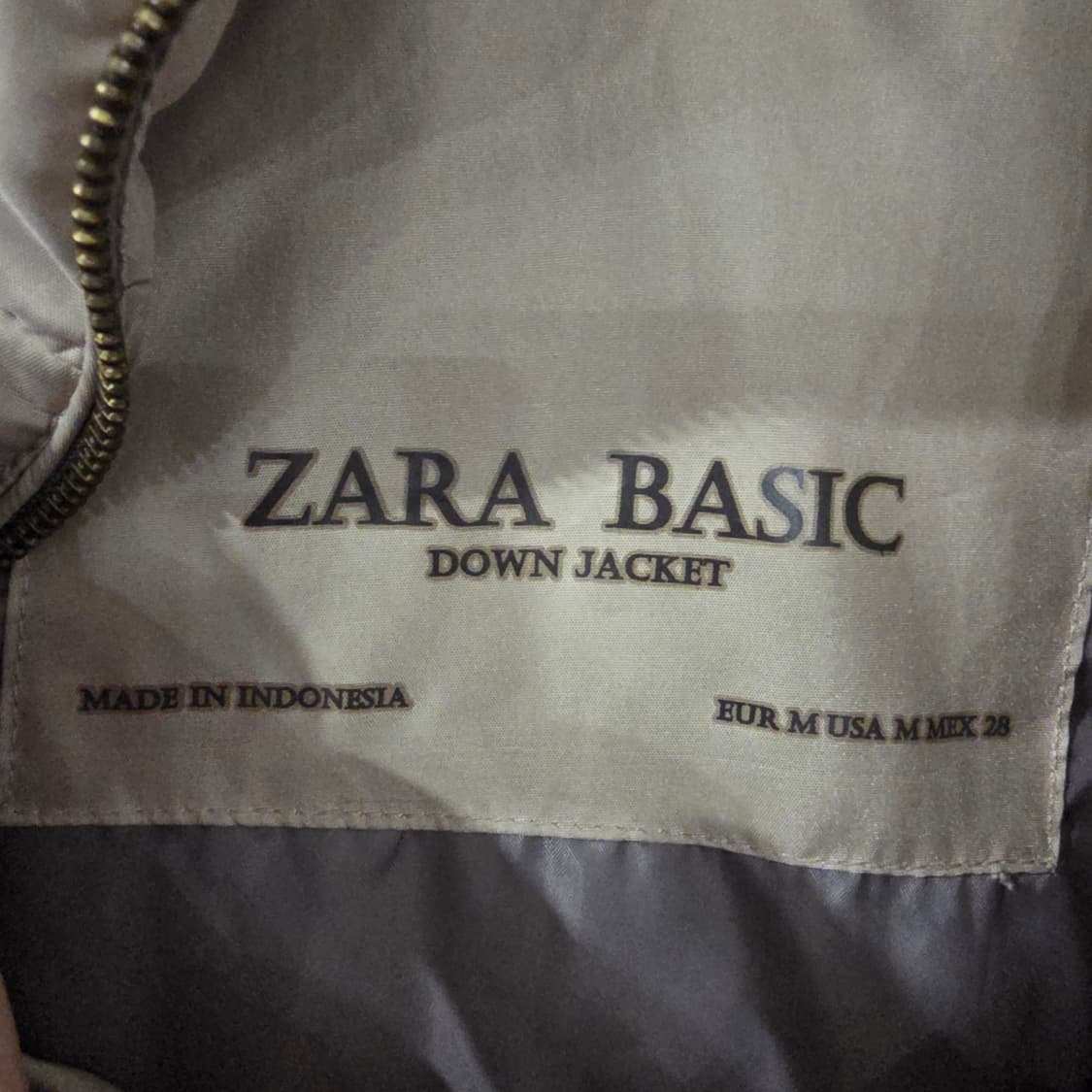 자라 BASIC 여성 덕다운 벨티드 패딩 90 상품이미지6