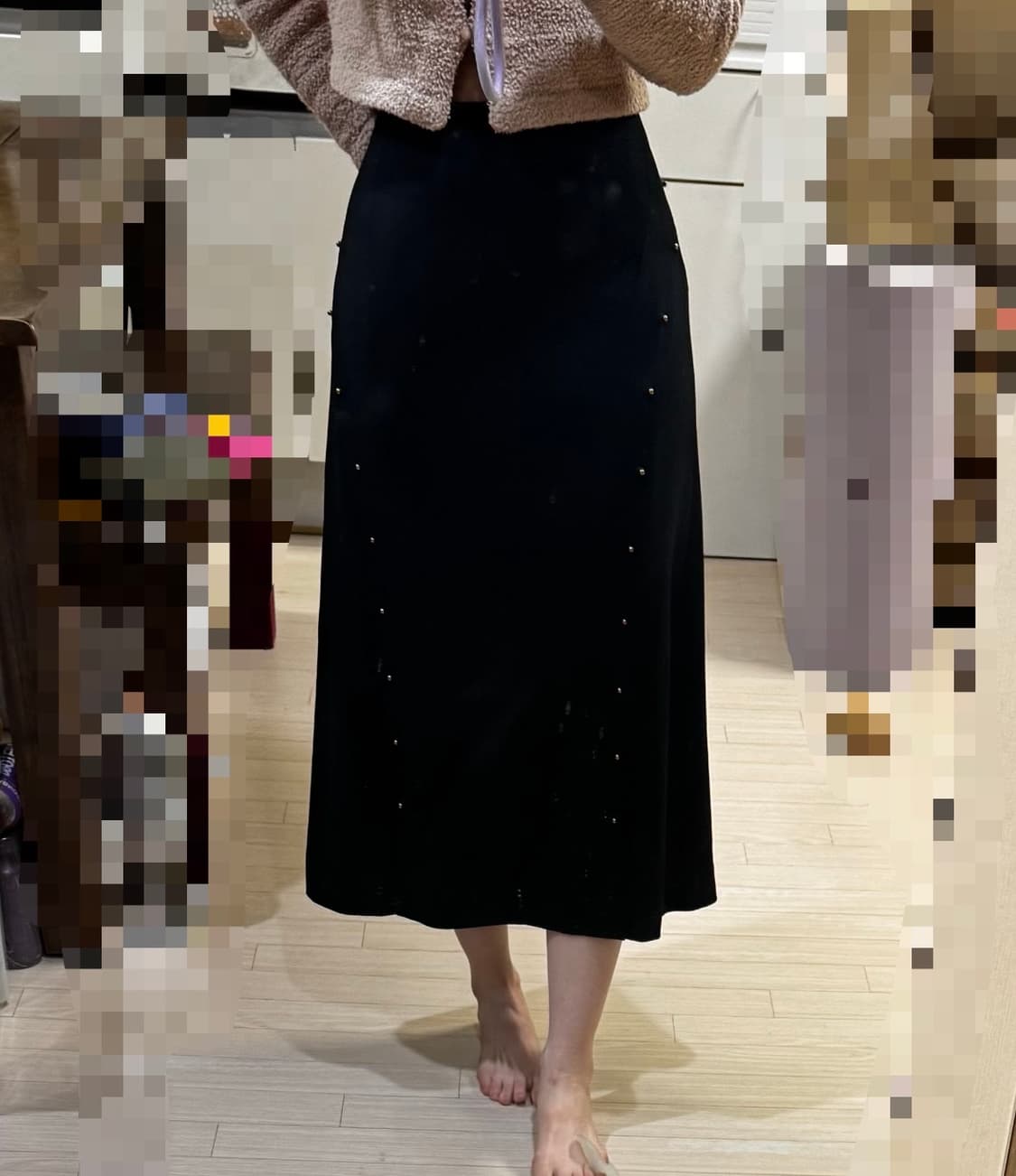 55반 66 1회착 derek lam 데랙램 정가60만 치마 롱 스커트 상품이미지1