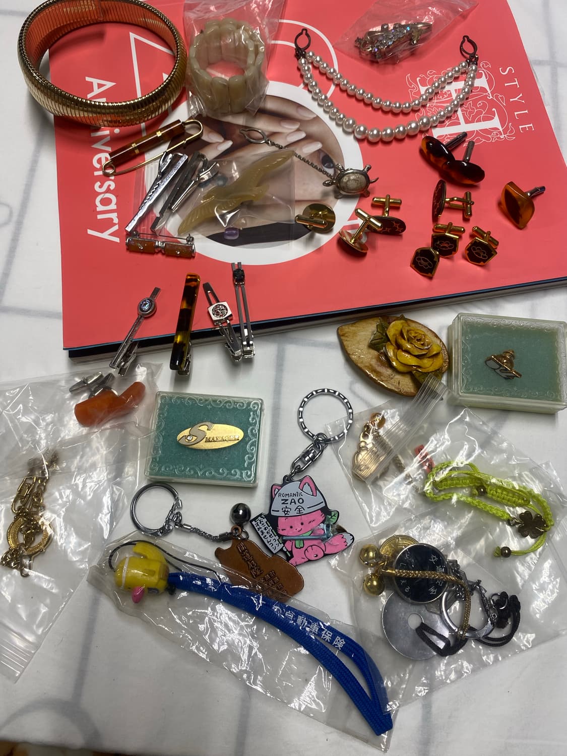 넥타이핀 커프스 등 일괄 상품이미지1