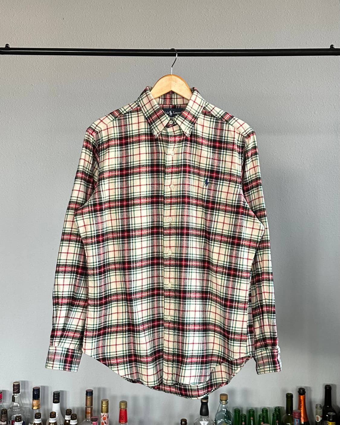 [S-M]폴로 랄프로렌 클래식핏 플란넬 셔츠 상품이미지1