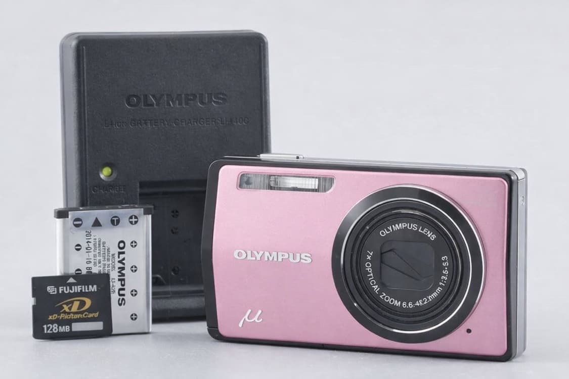 올림푸스 뮤 7000 핑크 디카 + 충전기 상품이미지1