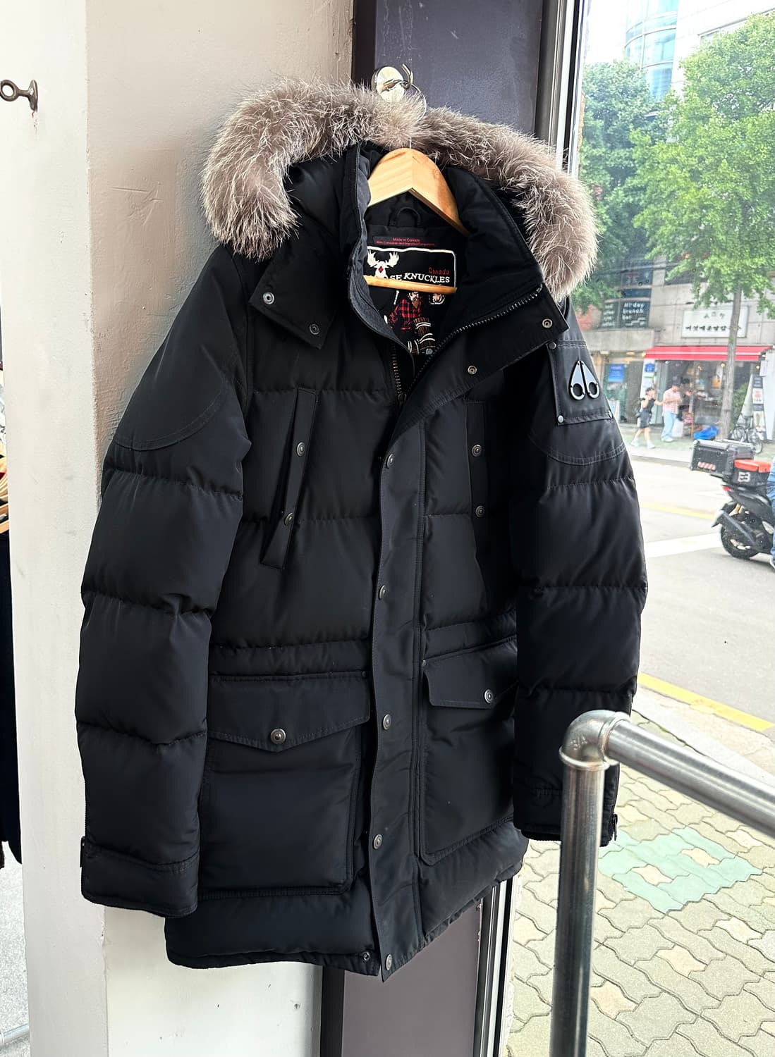 95~100/ 무스너클 빅릿지 폭스퍼 다운패딩 상품이미지3