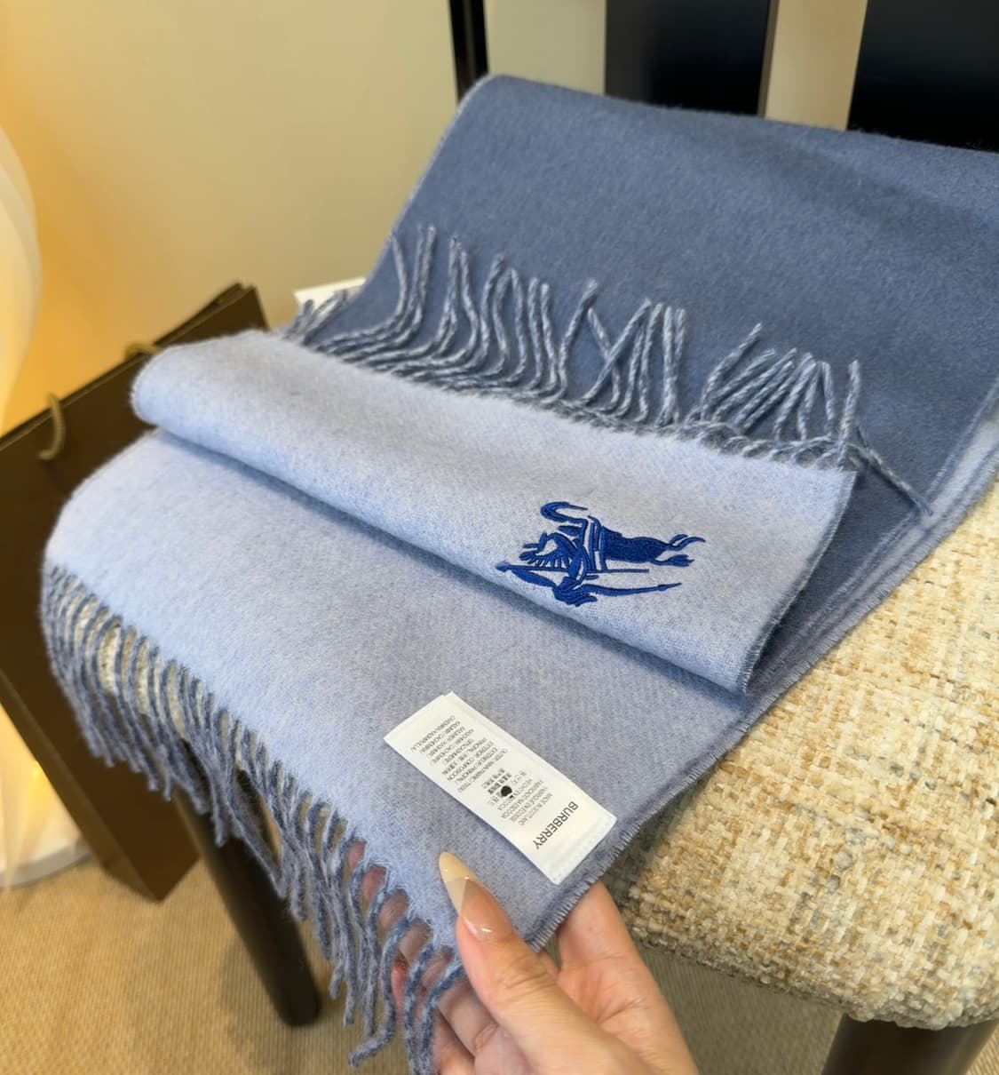 버버리 리버서블 스카프 100% 램스울
 상품이미지5