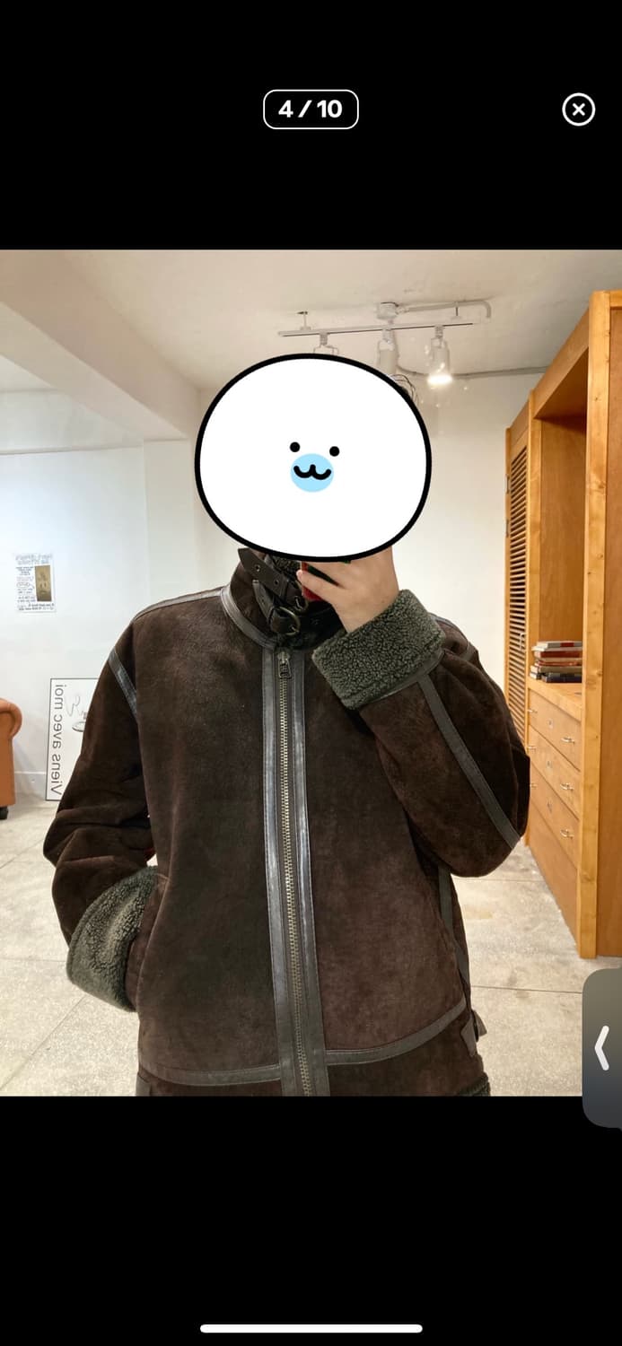 B3 무스탕 재킷 상품이미지4