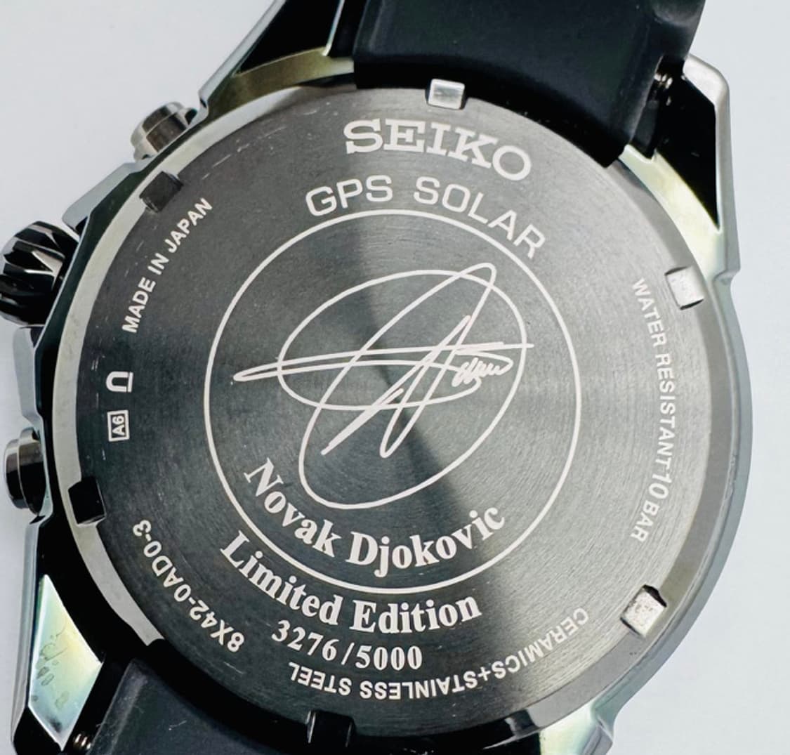 [정품] 세이코 아스트론 GPS 솔라 듀얼타임 티타늄 빅데이트 워치 상품이미지3