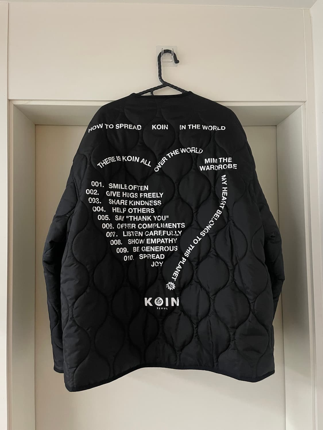 코인서울 x 밈더워드로브 퀄팅자켓 상품이미지2