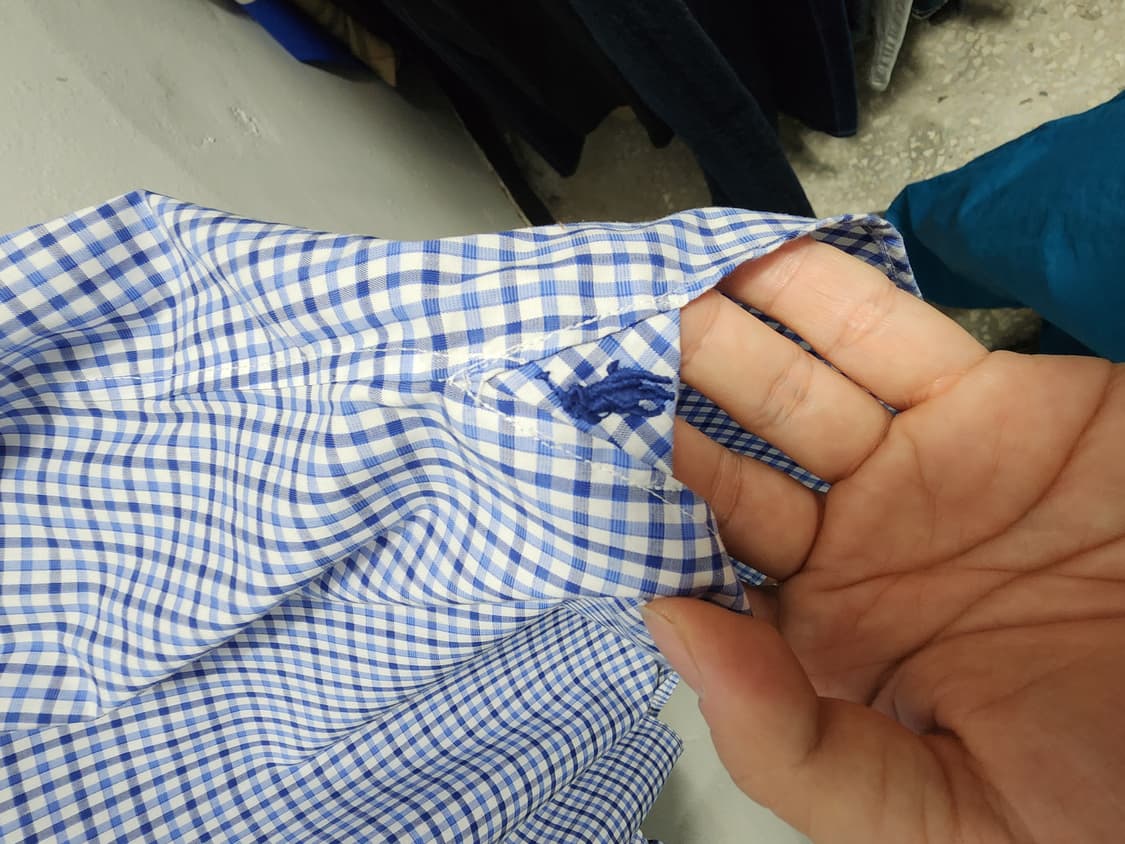 폴로 랄프로렌 하단로고 체크셔츠 상품이미지3