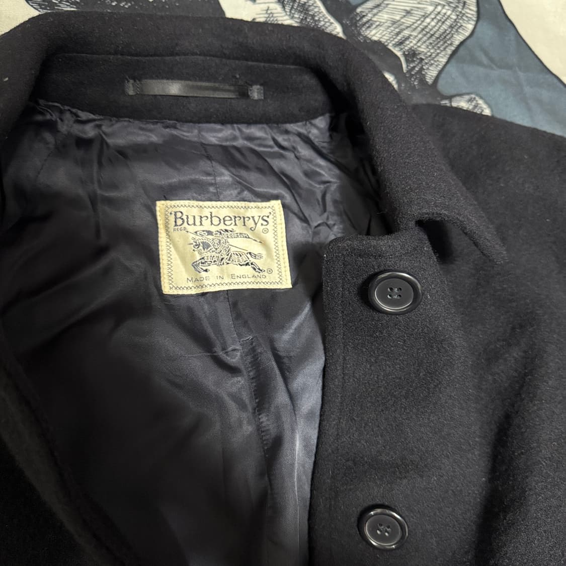 (정품) 버버리 울 카멜헤어 코트 M사이즈 상품이미지2