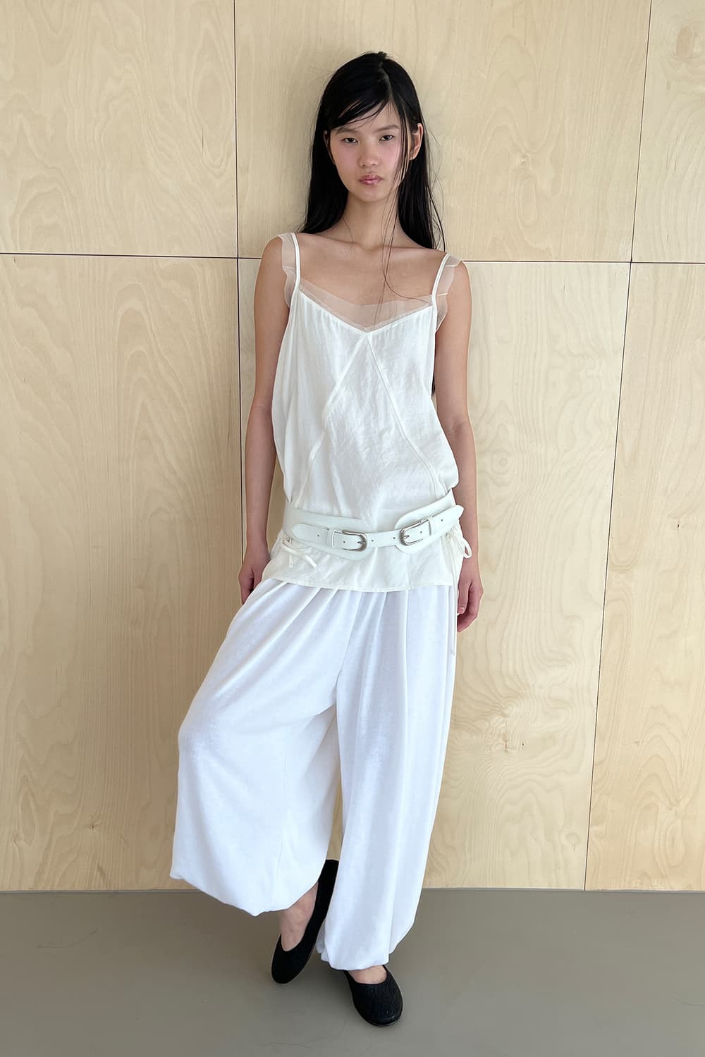 Wide Balloon Pants _ White 상품이미지1