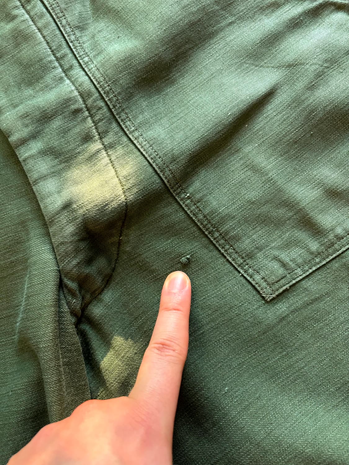 50's 미군 OG 107 퍼티그 팬츠 S(28~29) 초기형 상품이미지4