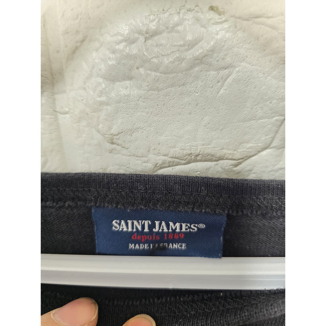 택포) 세인트제임스 블랙 긴팔 티셔츠 L efd 상품이미지2