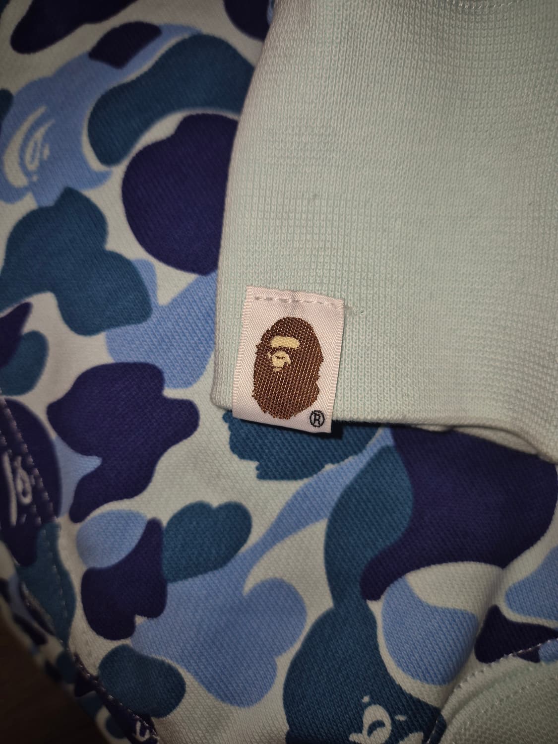 베이프 블루 샤크 후드집업 상품이미지8