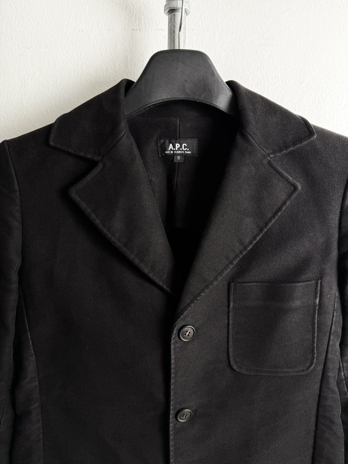 A.P.C. Women's Black Moleskin Jacket 상품이미지3