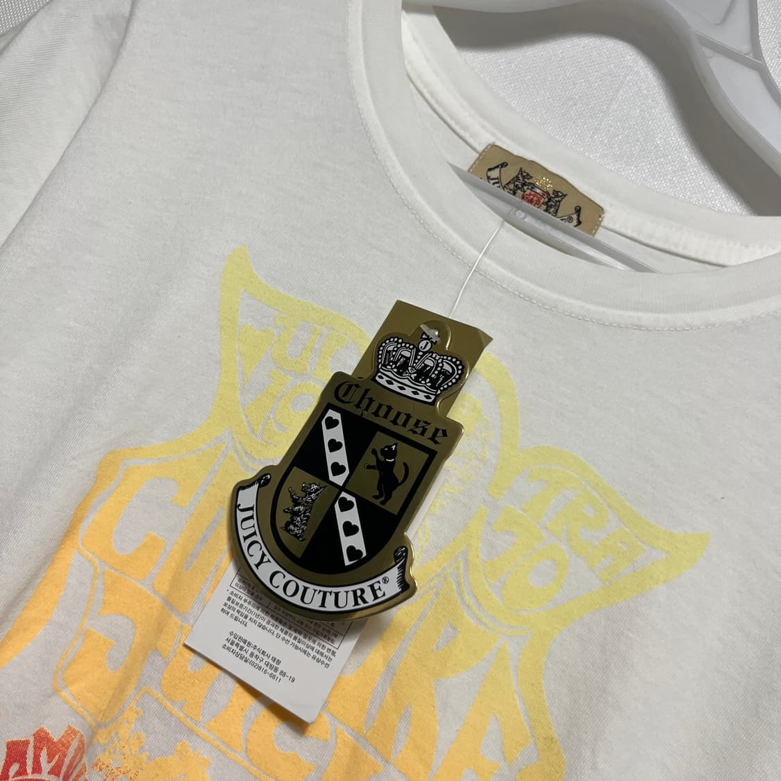 쥬시꾸뛰르 반팔 티셔츠 m 상품이미지4