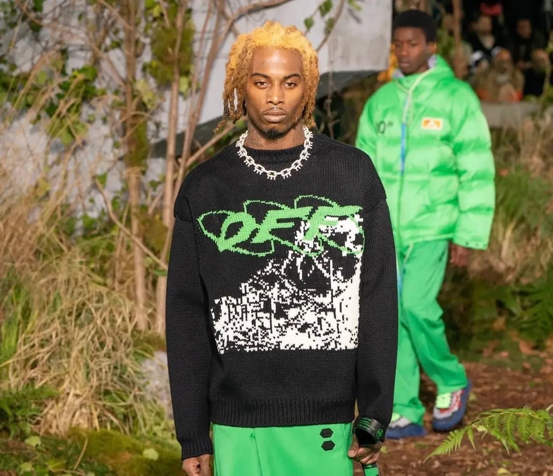 오프화이트 루인드 팩토리 니트 사이즈 L 상품이미지1