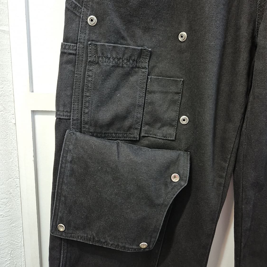트래블 카펜더 블랙 데님 팬츠 남성 L 상품이미지5
