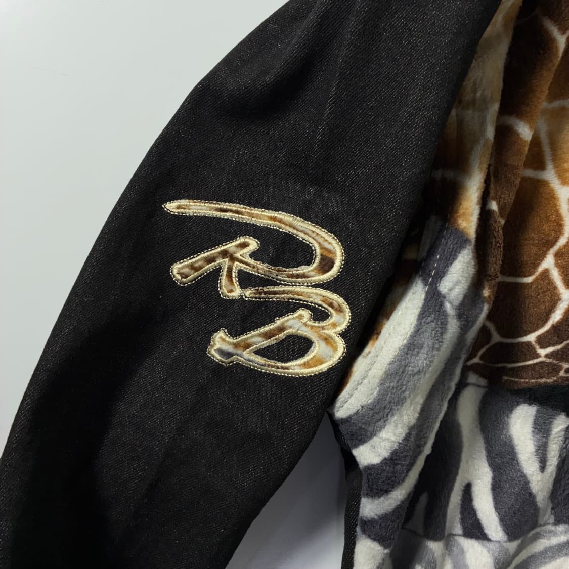 Raw blue  애니멀 데님 트러커 자켓  상품이미지6