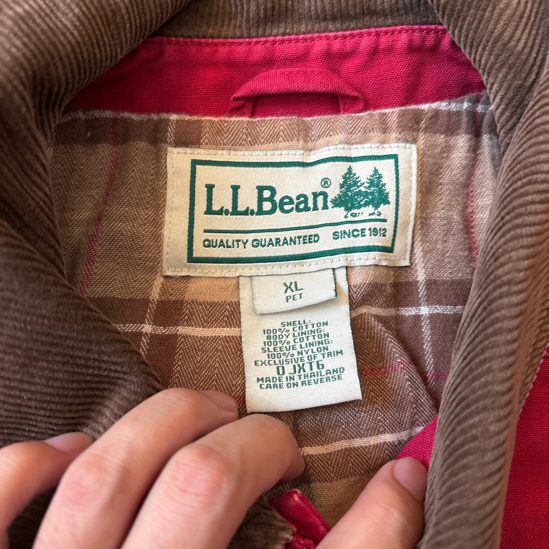 L.L.bean 엘엘빈 레드 헌팅 자켓 상품이미지5