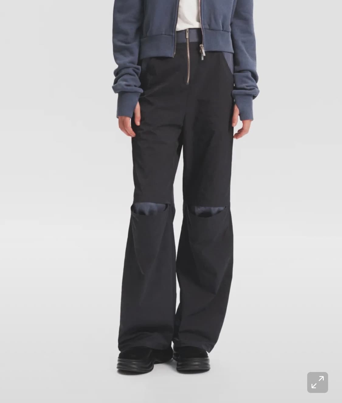 쓰리투에이티 Contrast Cut-Out Pants 상품이미지1