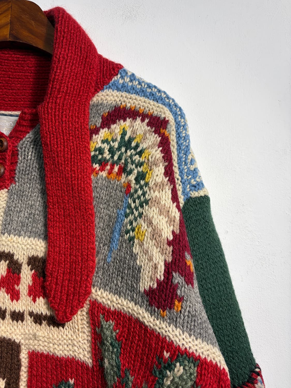 [m] wool 100% 크리스마스 니트 상품이미지5