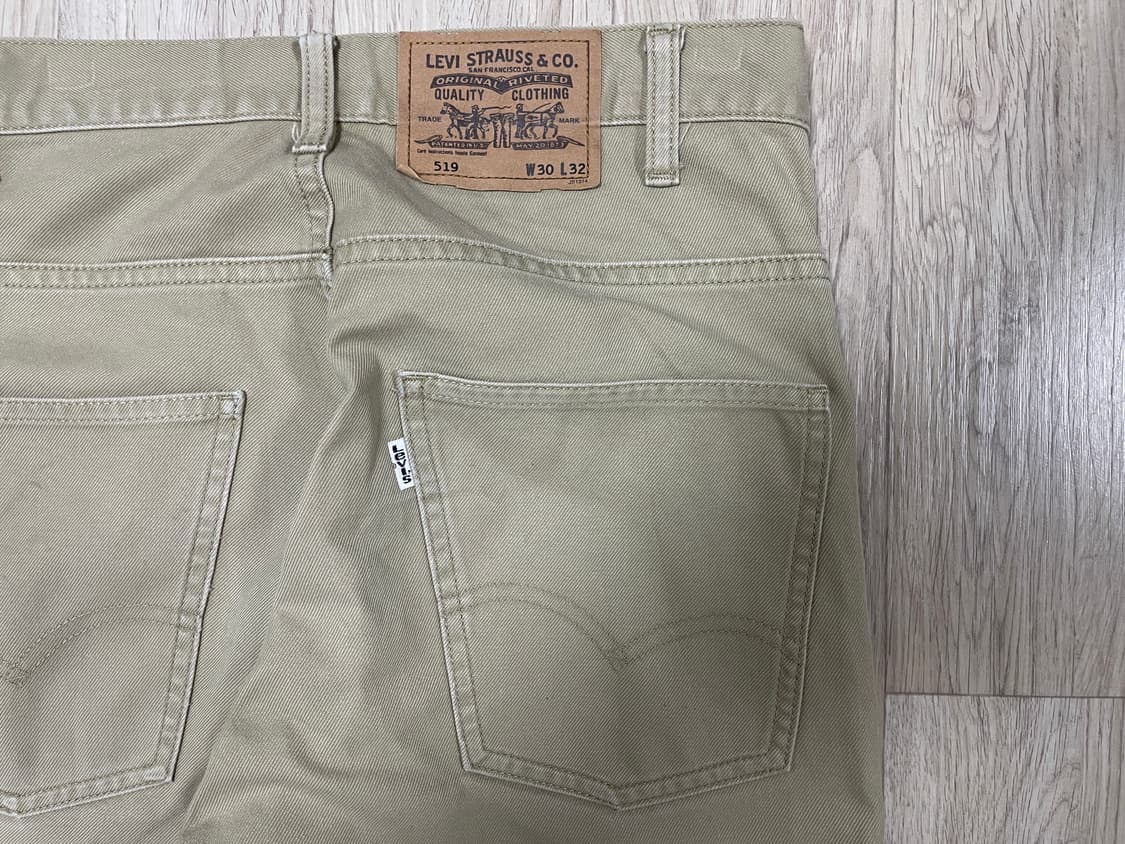 29~30) 00's 리바이스 재팬 519 베드포드 베이지 코튼팬츠 상품이미지9
