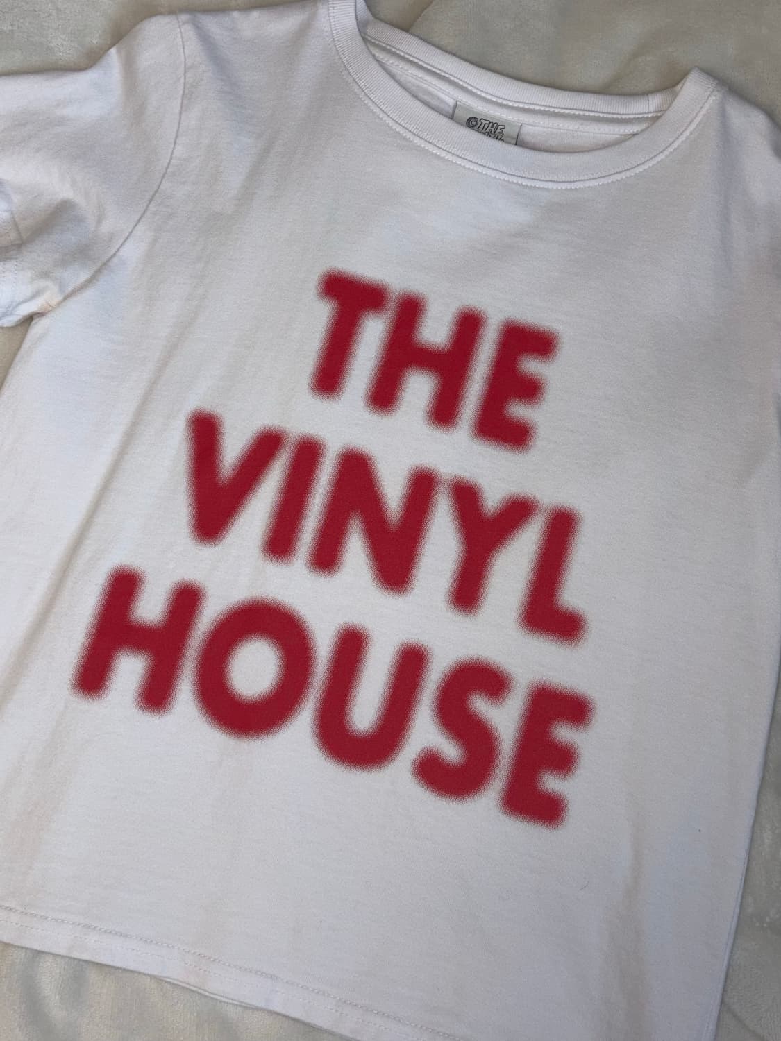 [더바이닐하우스] spray logo tee white S 상품이미지2