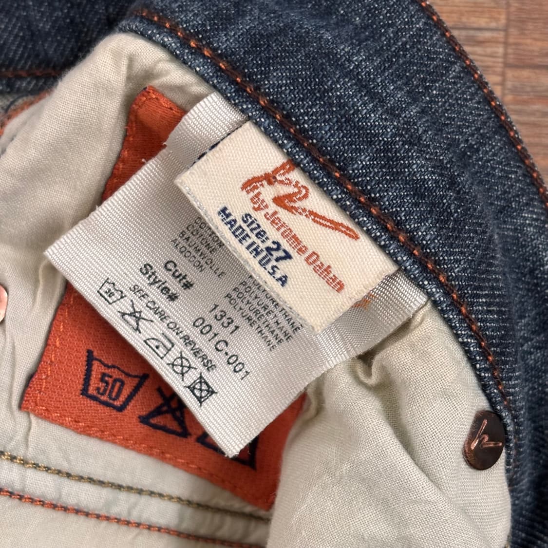 시티즌 오브 휴머니티 27 데님 청바지 슬림 부츠 미국 수입 로라이즈 상품이미지5