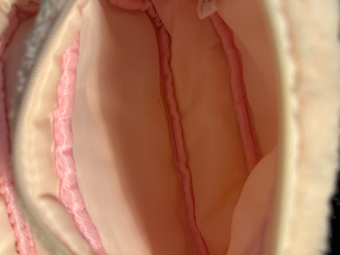 리즈리사 고전 빅리본 보송파우치 핑크 히메카지 라떼갸루 핀터깔 빈티지 상품이미지5