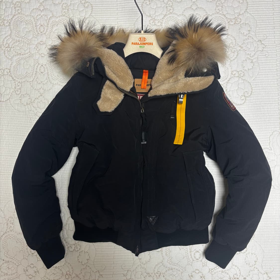 파점 트라이브 라쿤퍼 패딩 S 상품이미지3