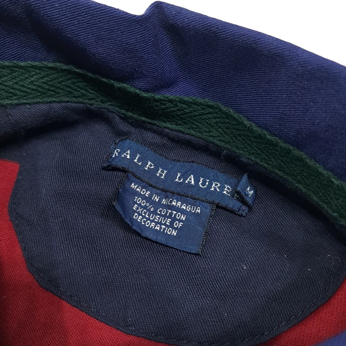 CK032 M 폴로 90s 크레스트 럭비 스트라이프 원피스 상품이미지3